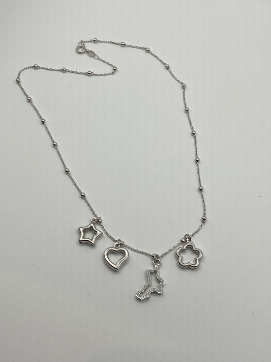 Collana Calabria Con Charms Traforati