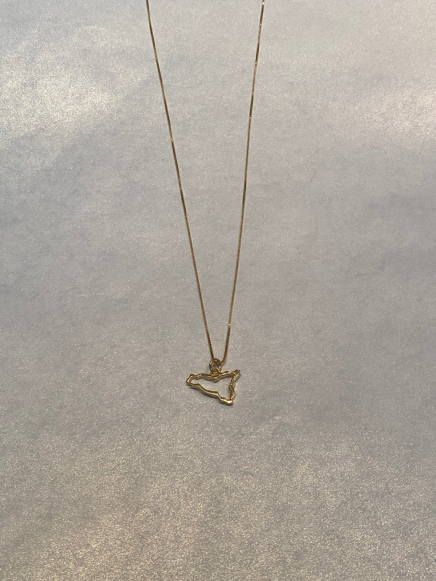 Collana Sicilia Traforata Argento Dorato