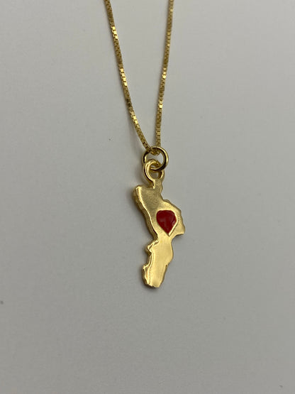 Collana Calabria Love Argento Dorato