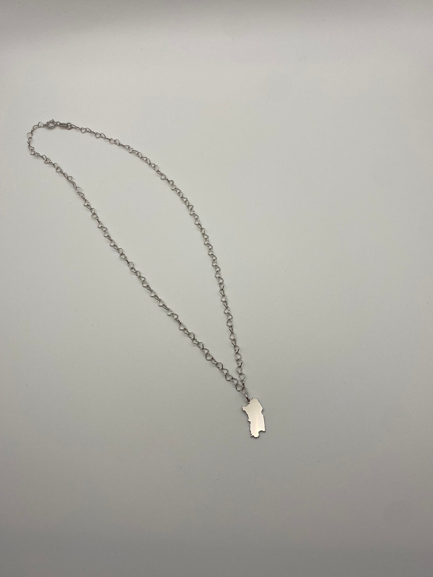 Collana Sardegna Catena di Cuori Argento