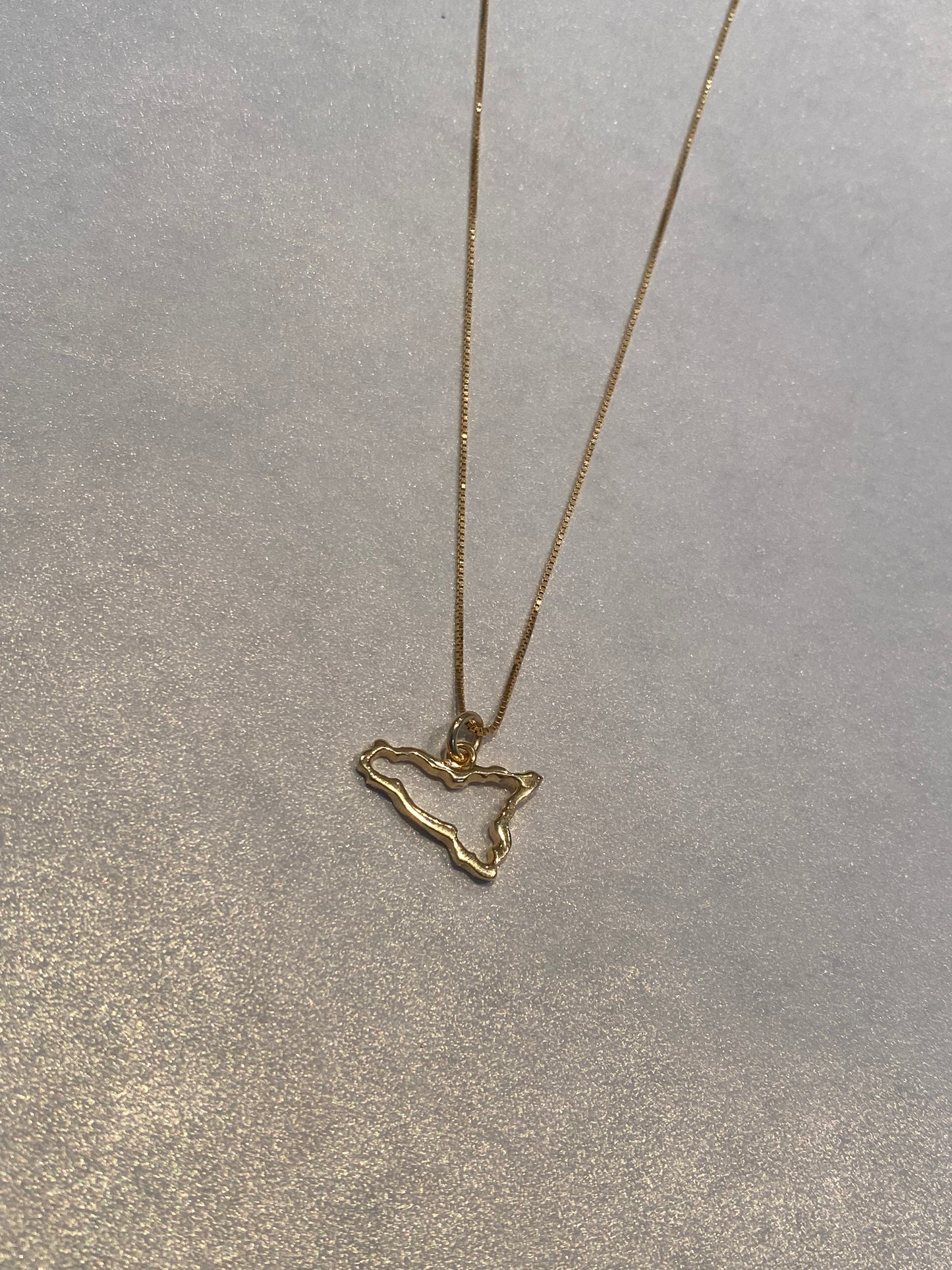 Collana Sicilia Traforata Argento Dorato