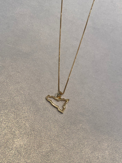 Collana Sicilia Traforata Argento Dorato