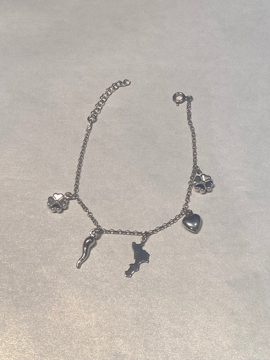 Bracciale Calabria Portafortuna Argento