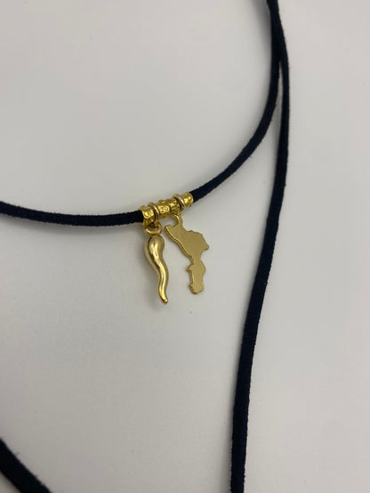Choker Calabria Pepite e Peperoncino