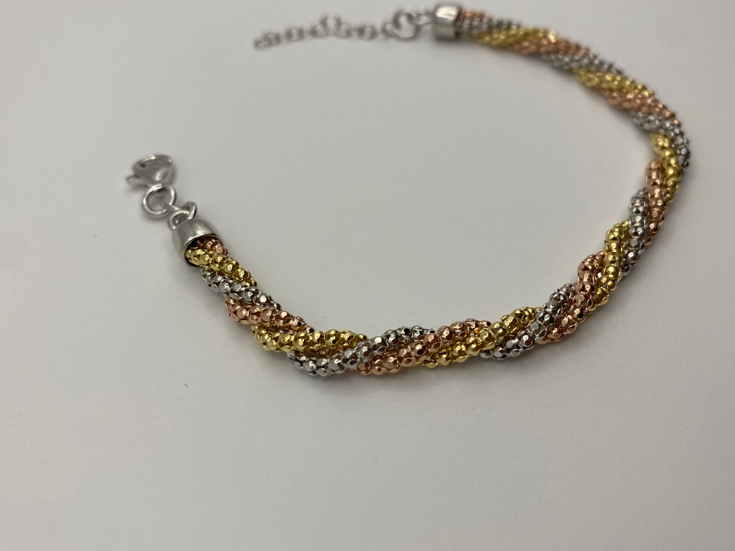 Bracciale tre fili intrecciati