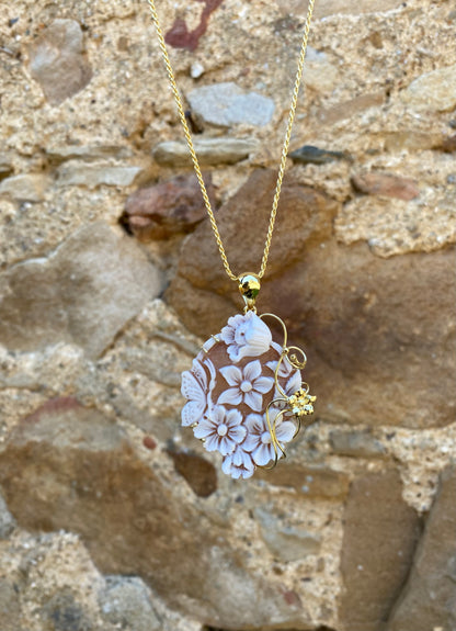 Collana con Cammeo Fiori