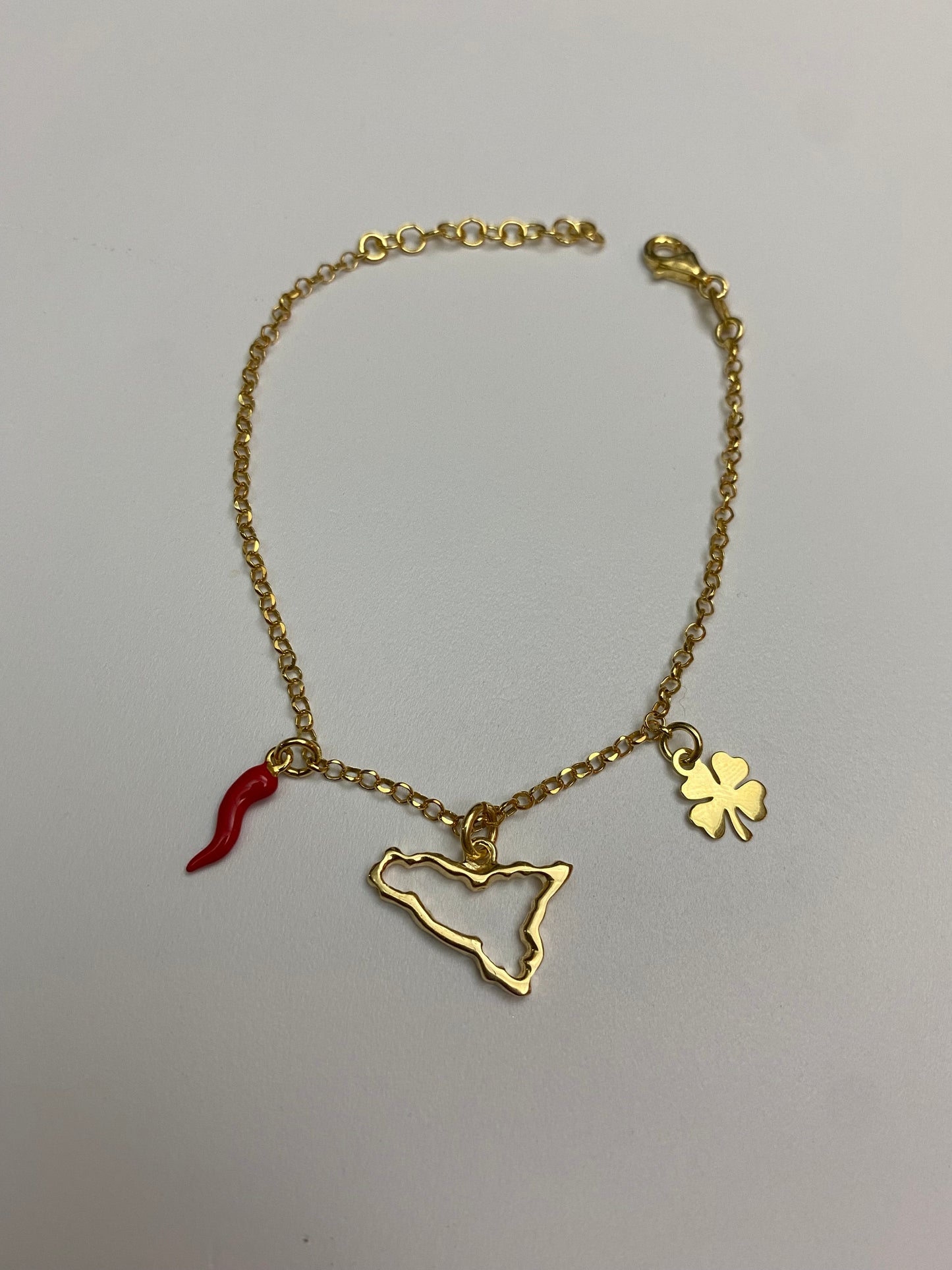 Bracciale Sicilia Argento Dorato