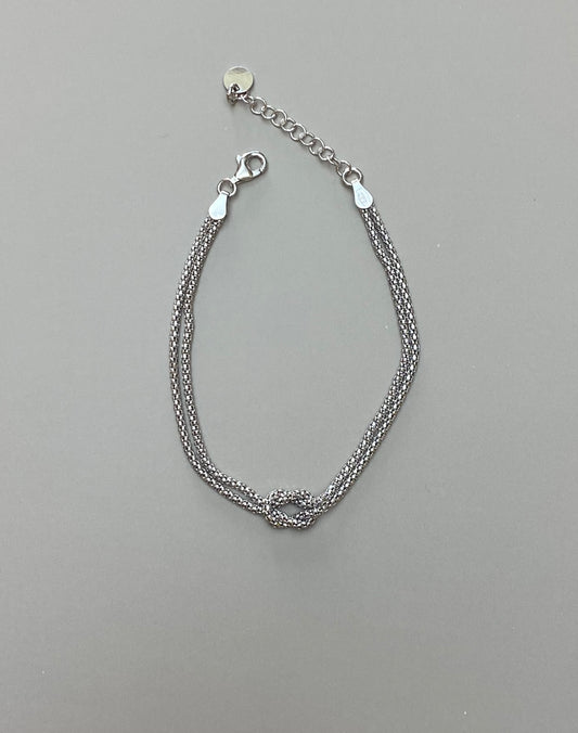 Bracciale Nodo D’Amore Argento