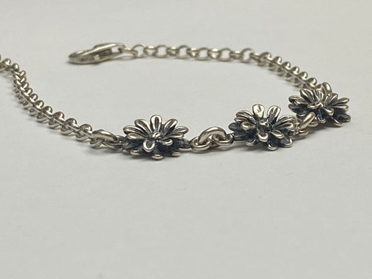 Bracciale Margherite Argento 925