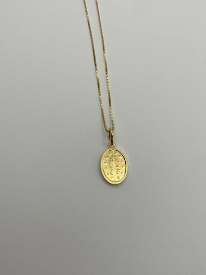 Collana con Medaglia Miracolosa - In Argento 925