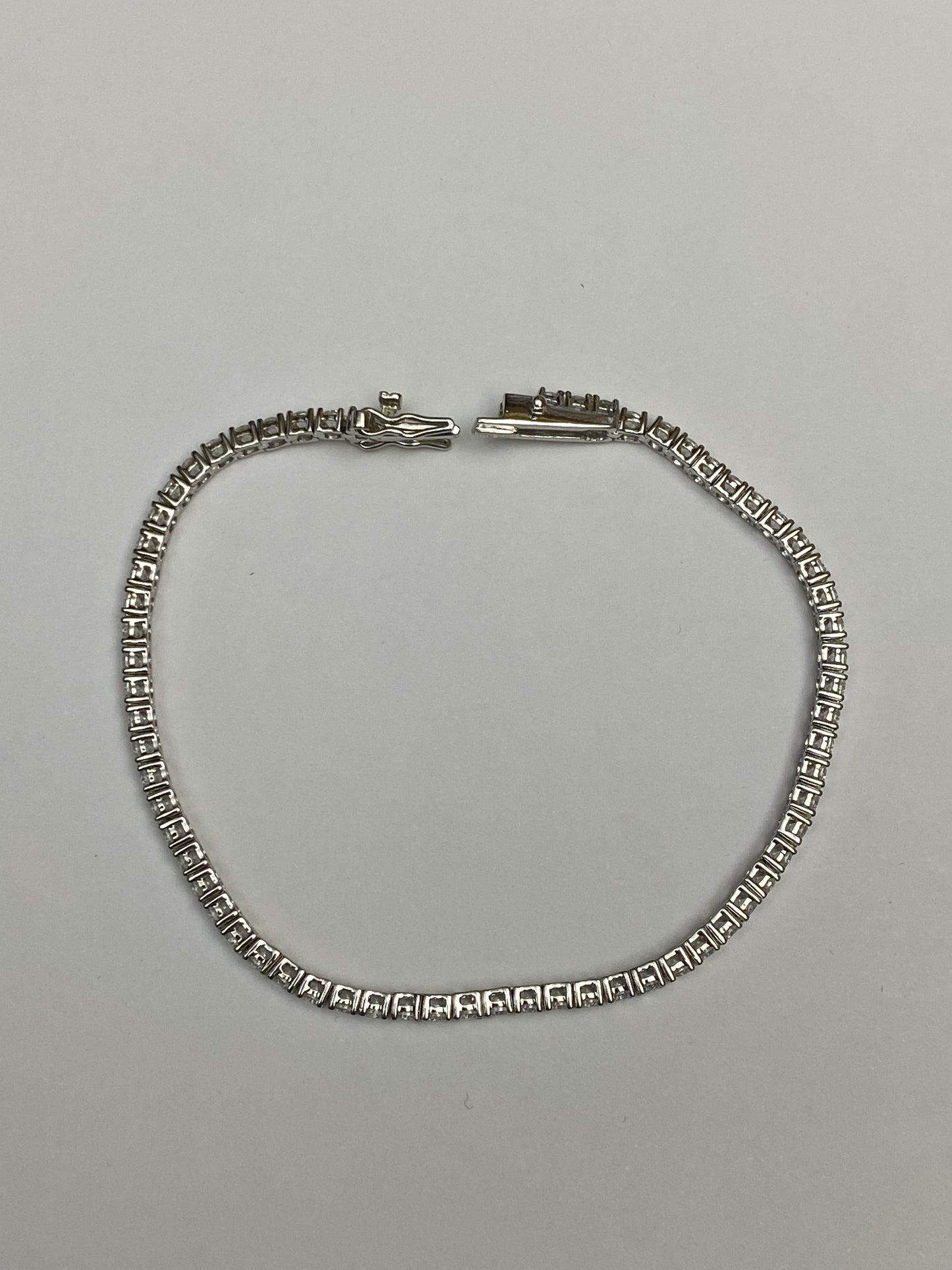 Bracciale Tennis Argento 925 e Zirconi Bianchi