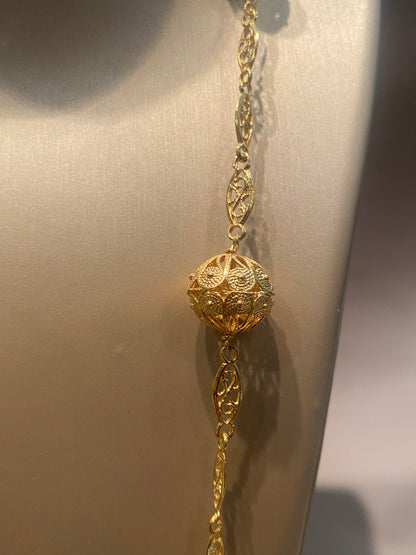 Collana Filigrana in Argento Dorato