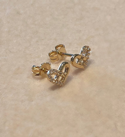 Orecchini Cuore Oro 18K