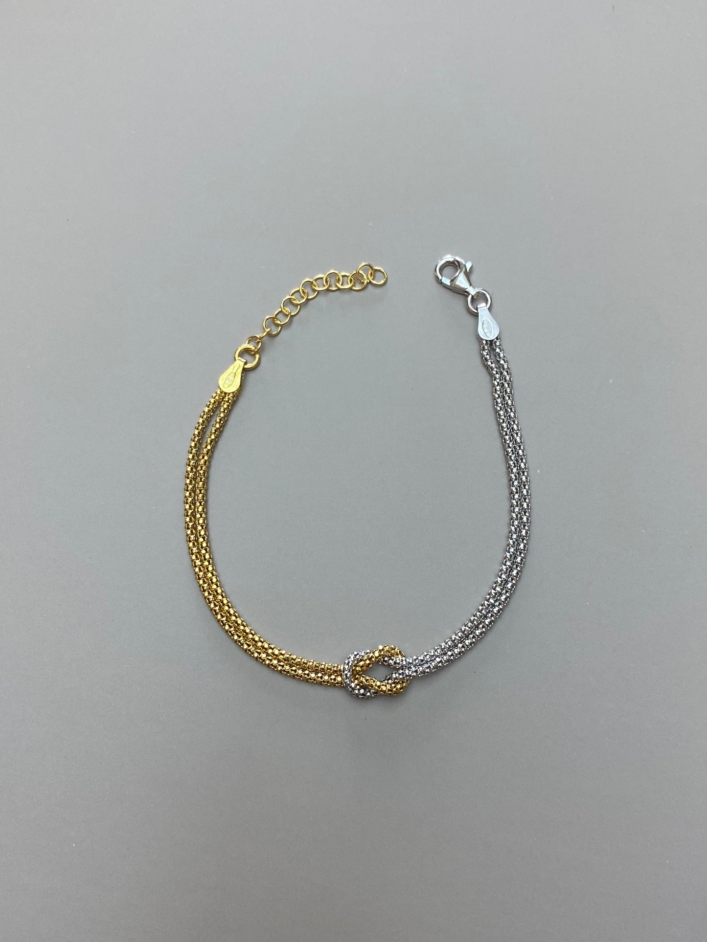 Bracciale Nodo D’Amore Bicolore