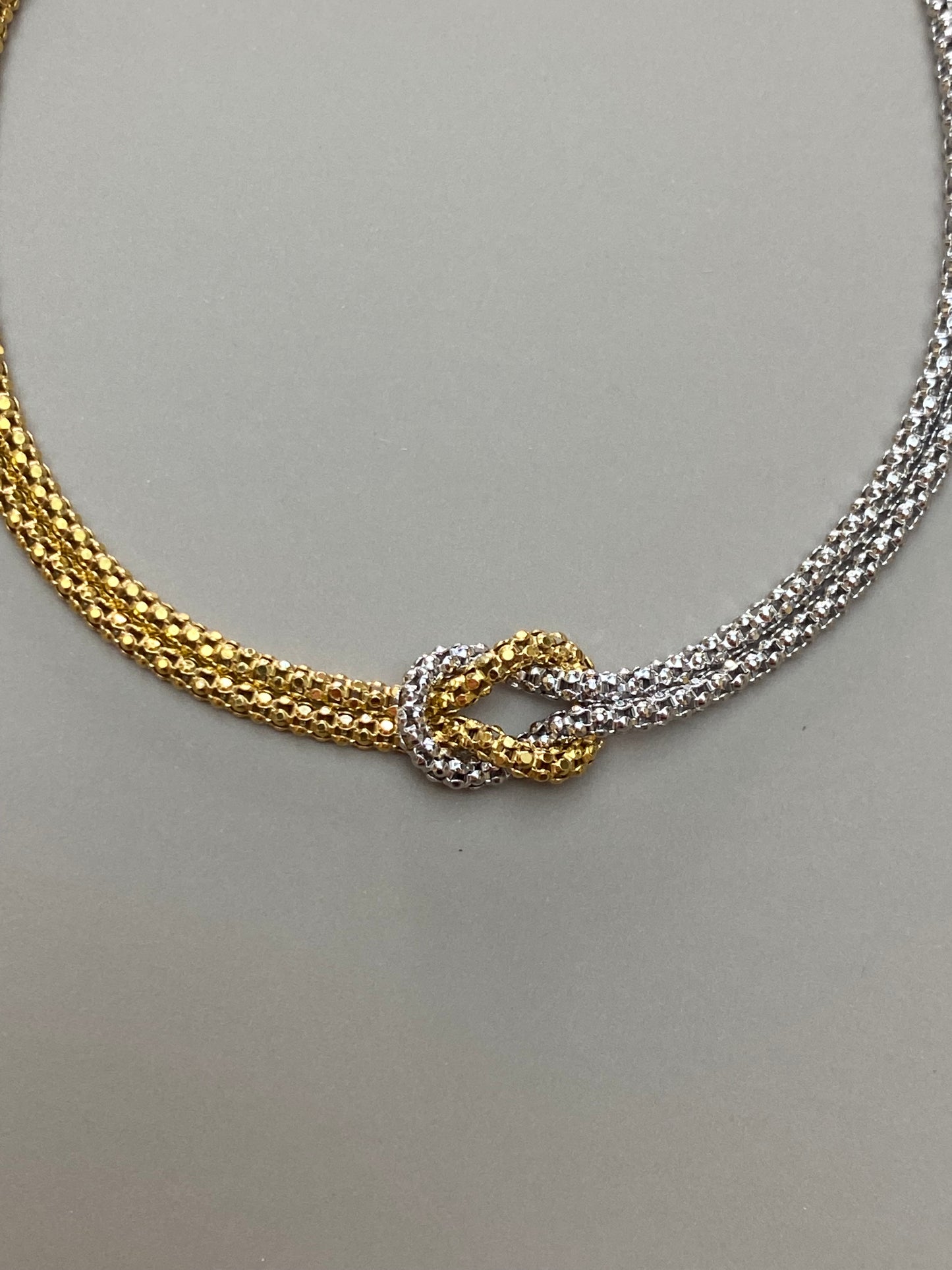 Bracciale Nodo D’Amore Bicolore