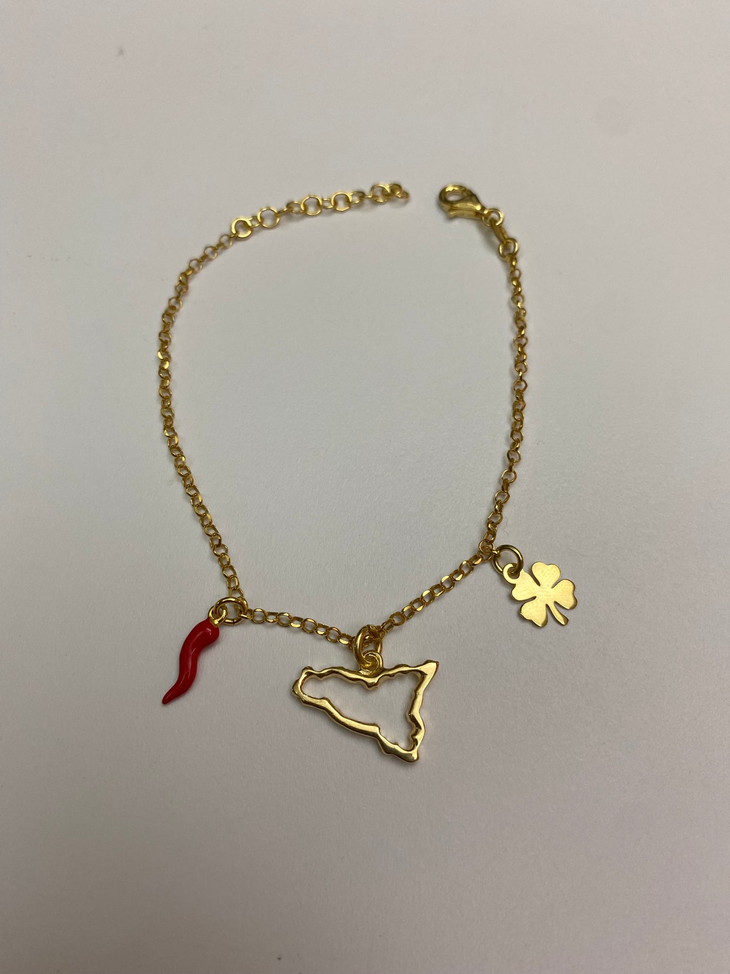 Bracciale Sicilia Argento Dorato