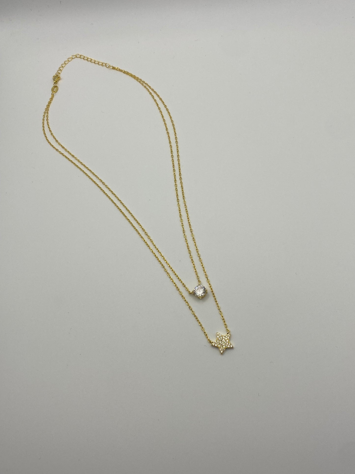 Collana Doppia Punto Luce e Stella