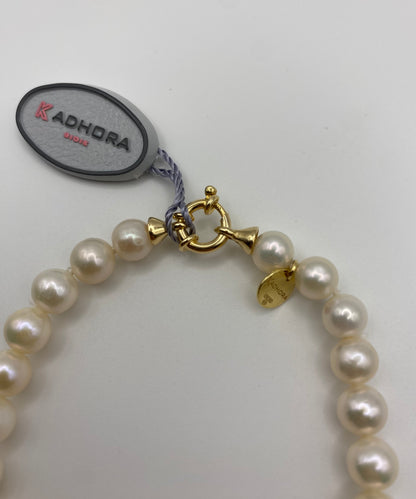 Bracciale con Perle Naturali e Sfera Medium