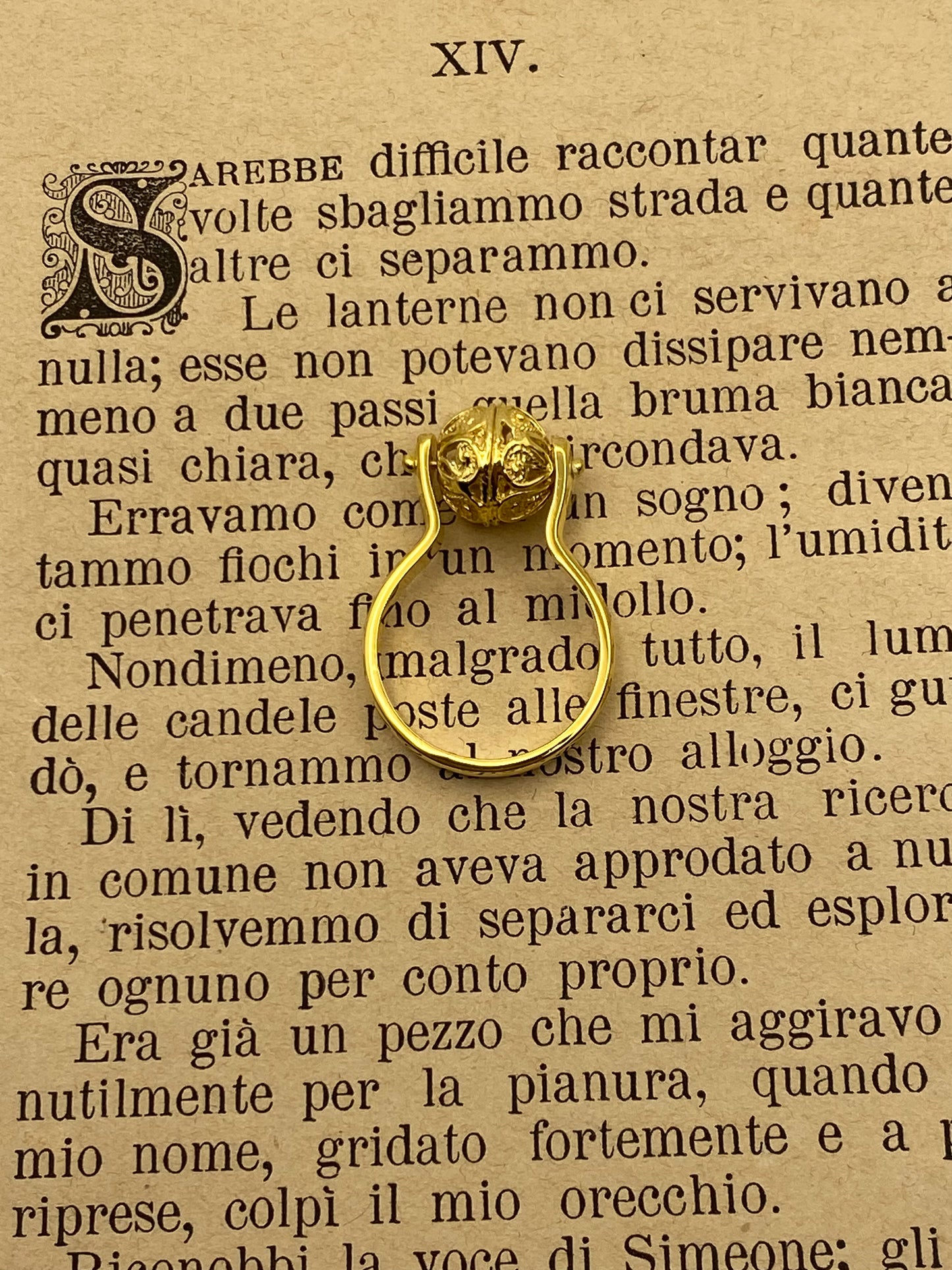 Anello Sunnacca Chicco Piccolo - In argento bagnato Oro