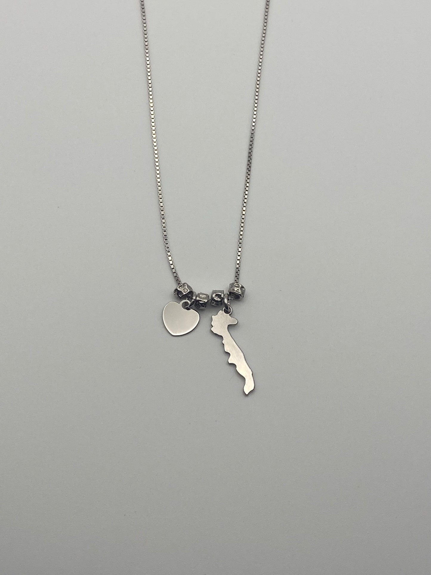 Collana Puglia con Cuoricino-Argento