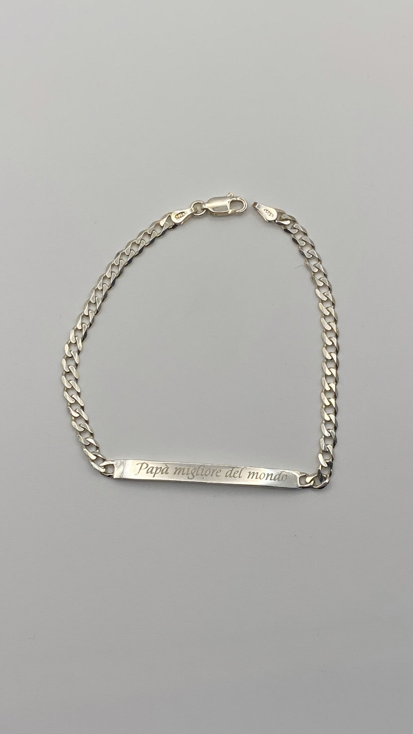 Bracciale Uomo "Papà migliore del Mondo"