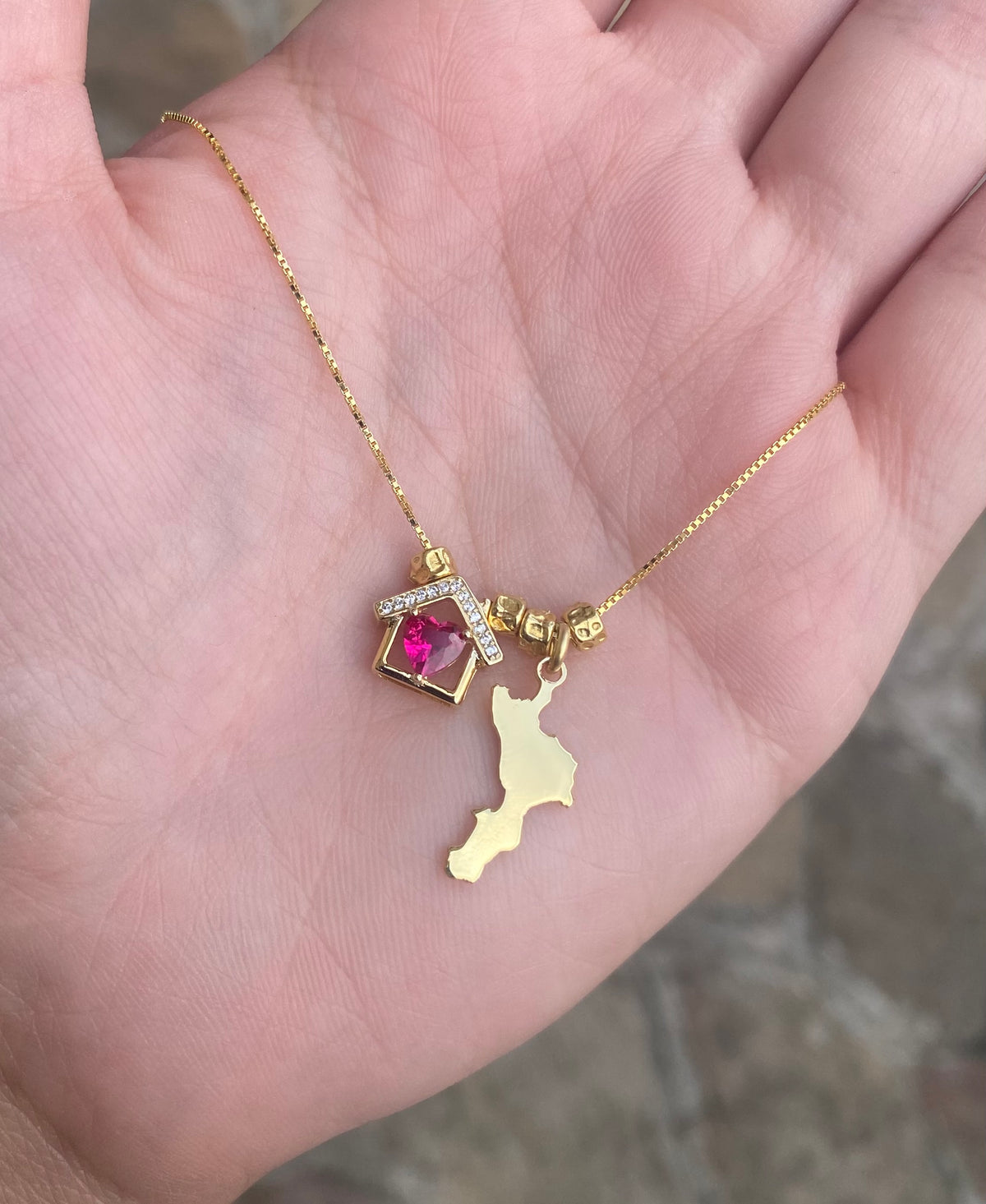 Collana Calabria con Casetta