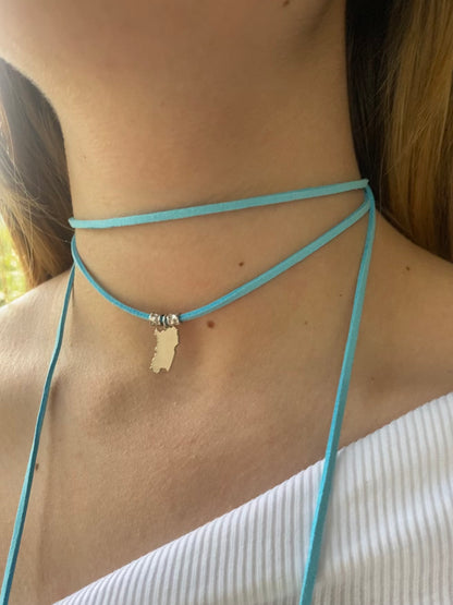 Choker Sardegna Azzurro