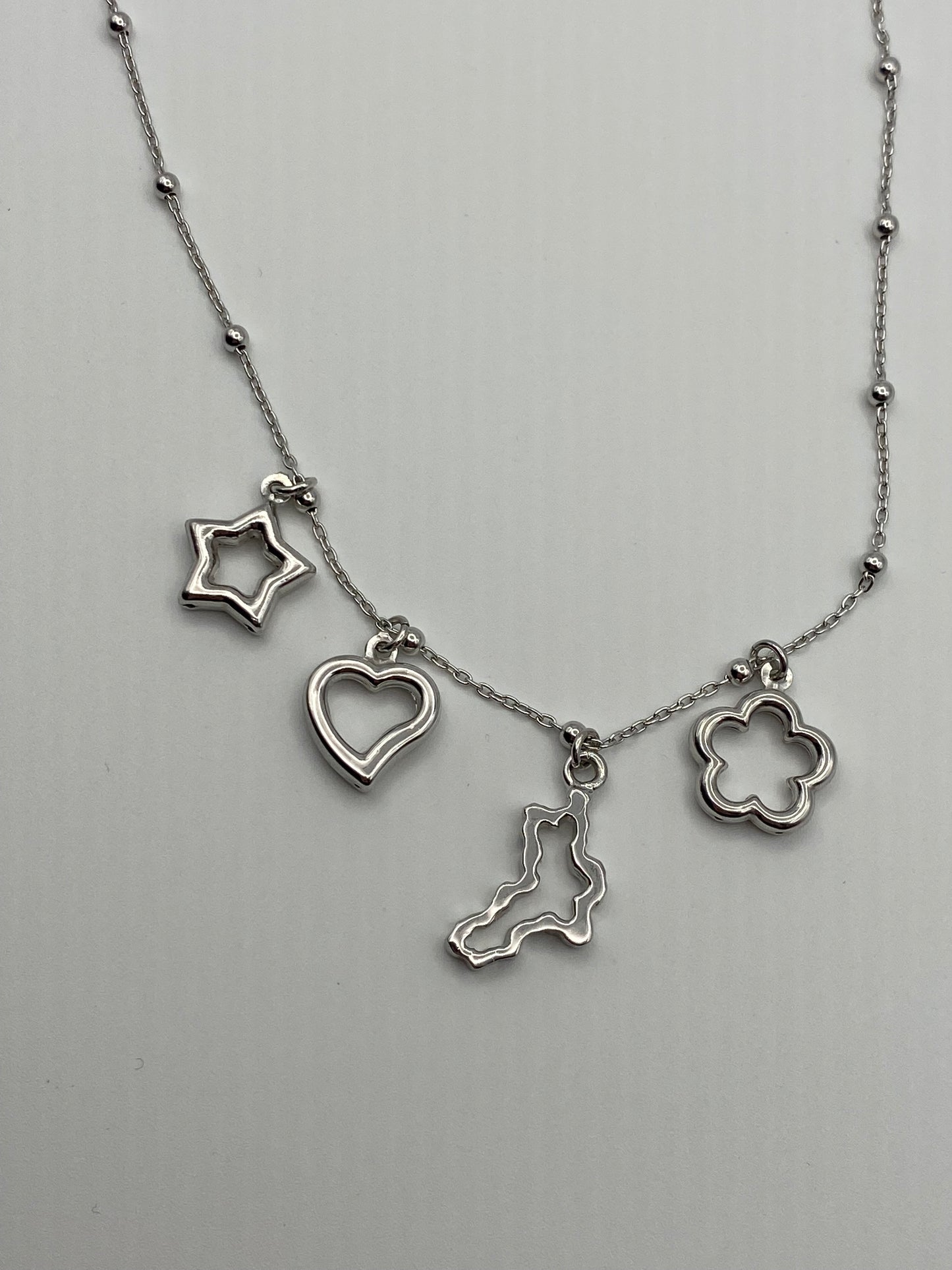 Collana Calabria Con Charms Traforati