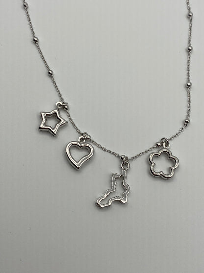 Collana Calabria Con Charms Traforati