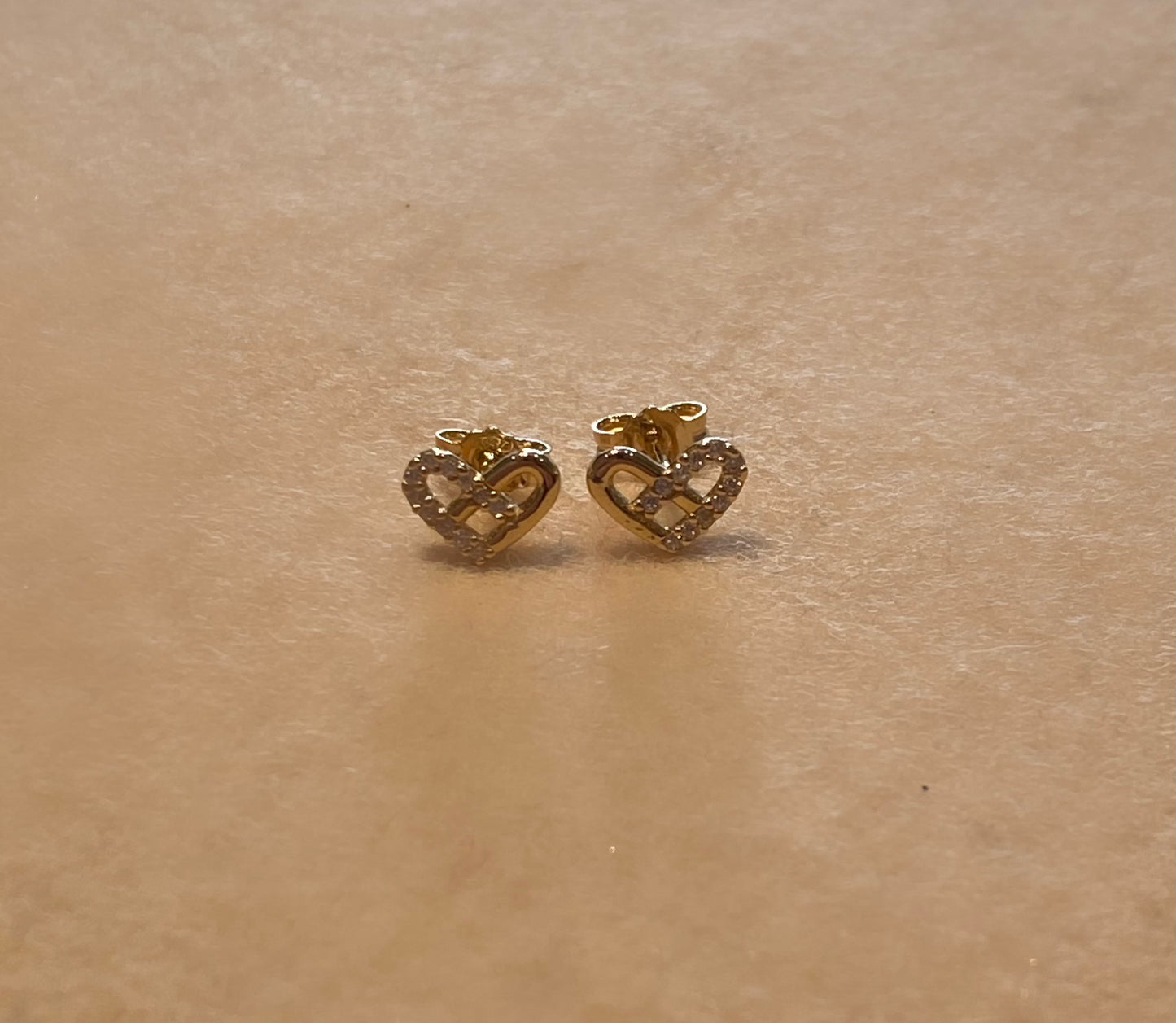 Orecchini Cuore Oro 18K