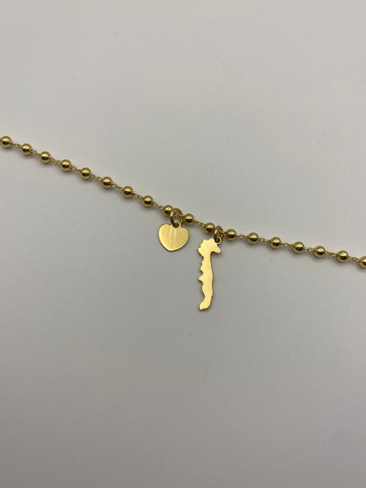Bracciale Puglia-In argento dorato
