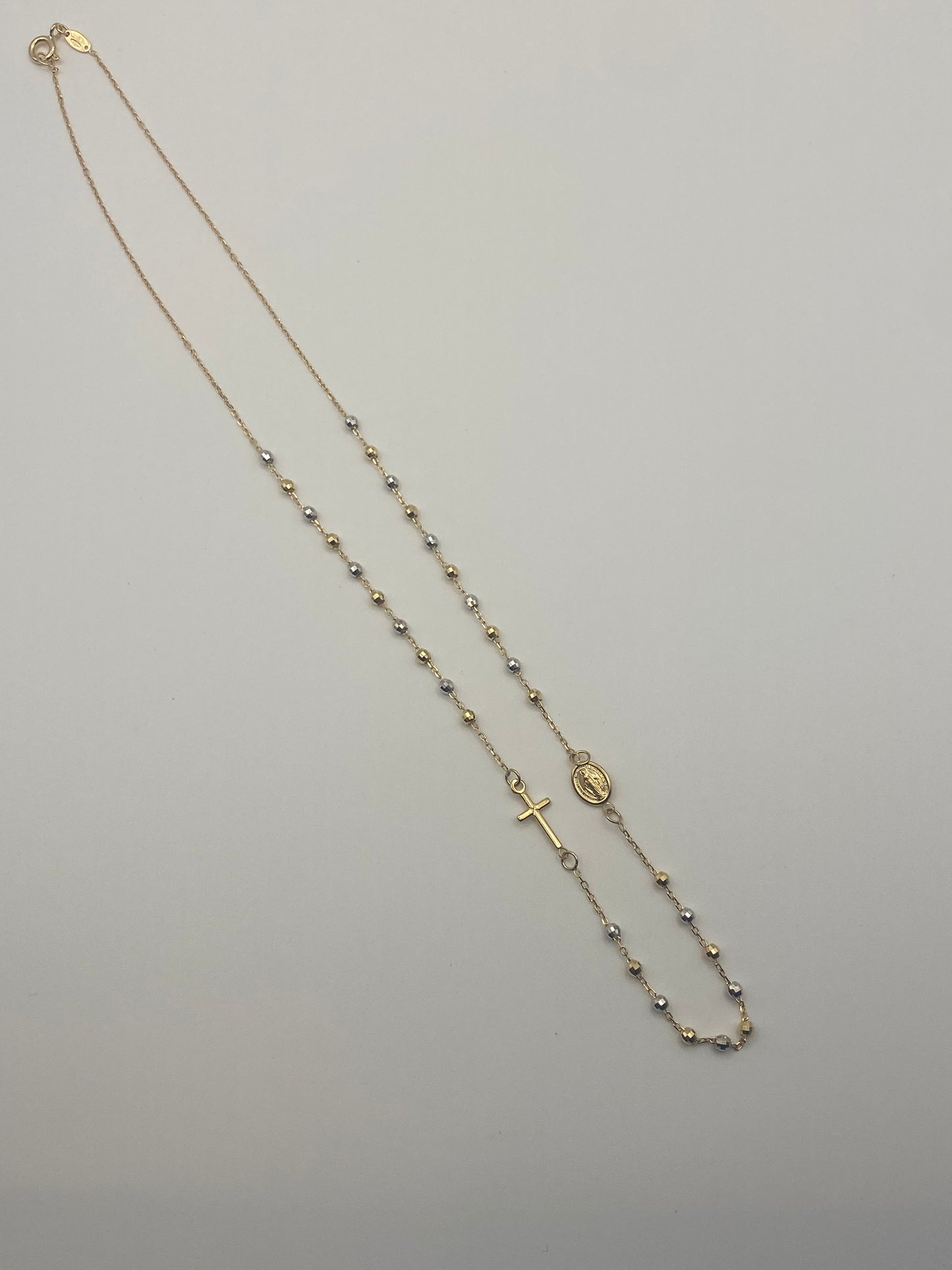 Girocollo Rosario Bicolore (Oro 750-18K)