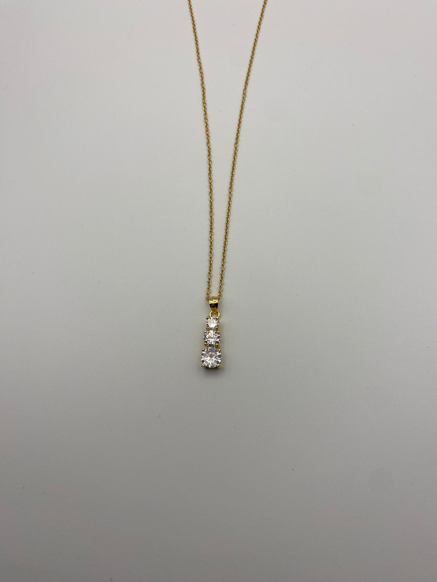 Collana Trilogy Argento Dorato