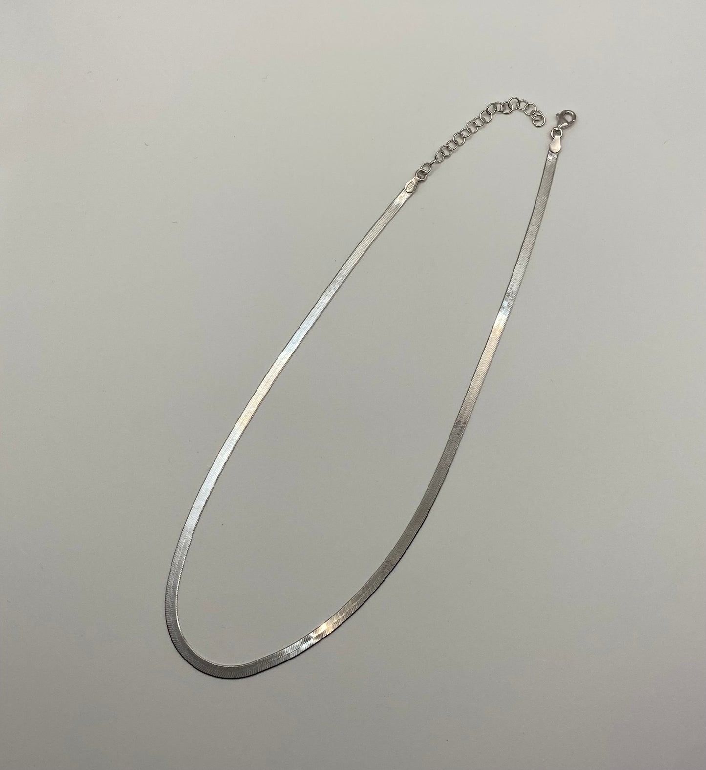 Collana Piatta in Argento