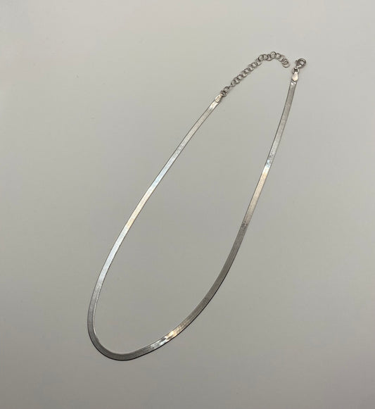 Collana Piatta in Argento
