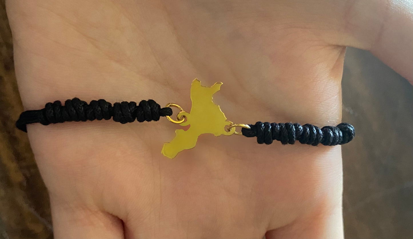 Bracciale Calabria Argento Dorato