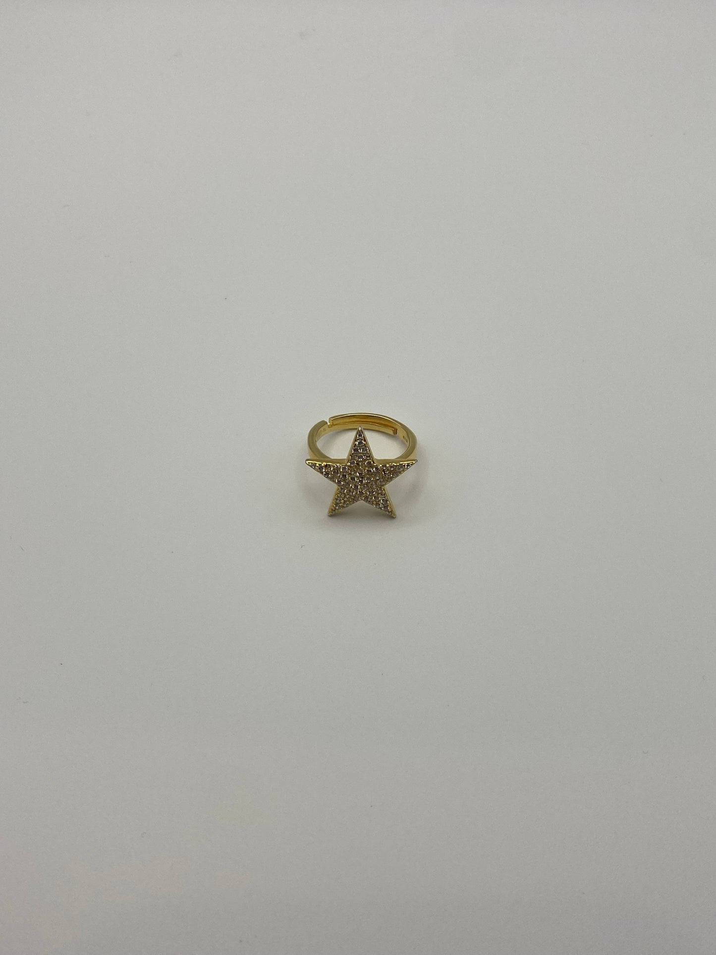 Anello Stella Argento Dorato