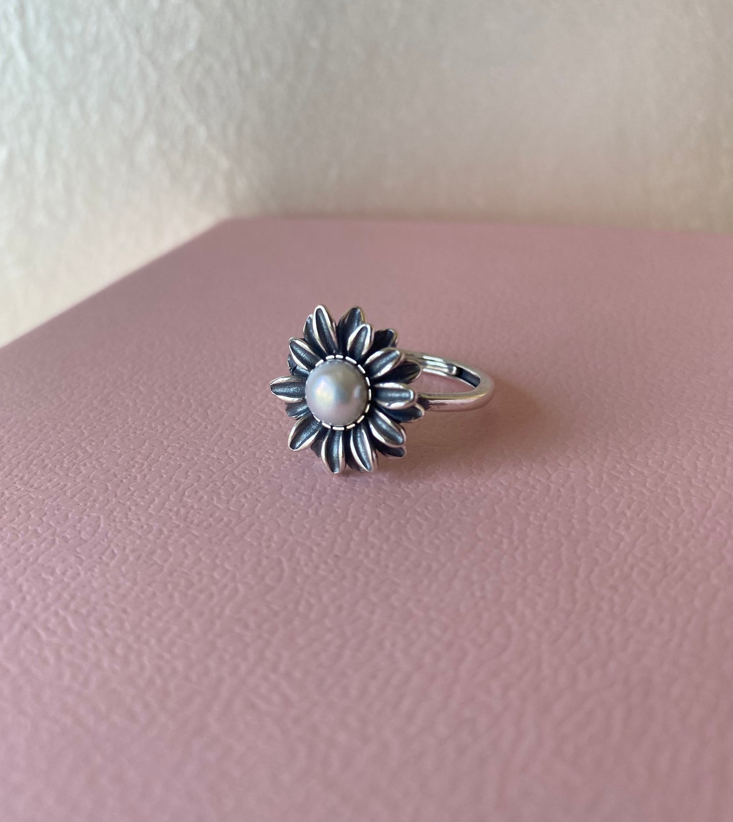 Anello Margherita con Perlina