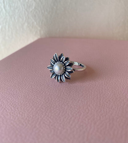 Anello Margherita con Perlina