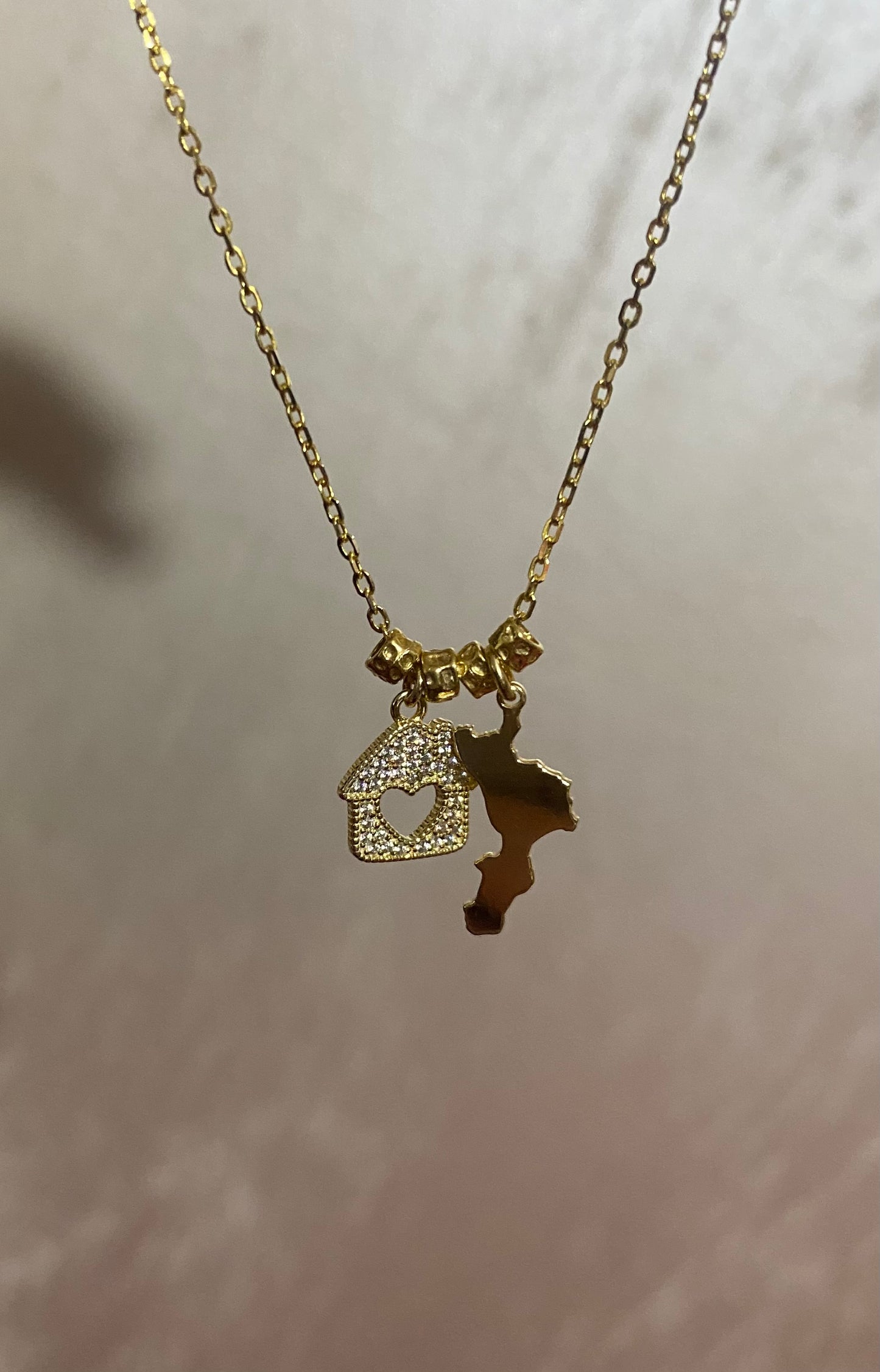 Collana Calabria con Casa e Pepite