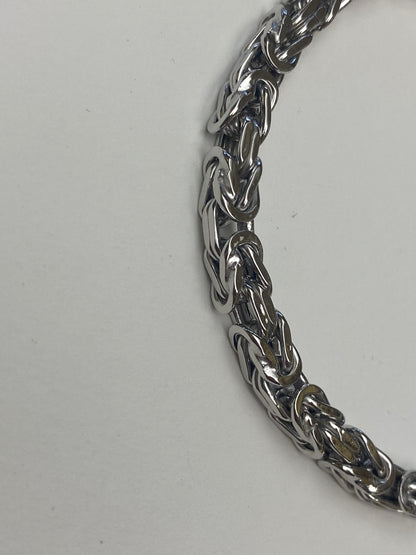 Bracciale Maglia Bizantina Quadra Argento 925