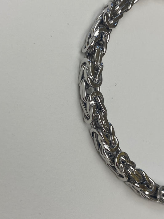 Bracciale Maglia Bizantina Quadra Argento 925
