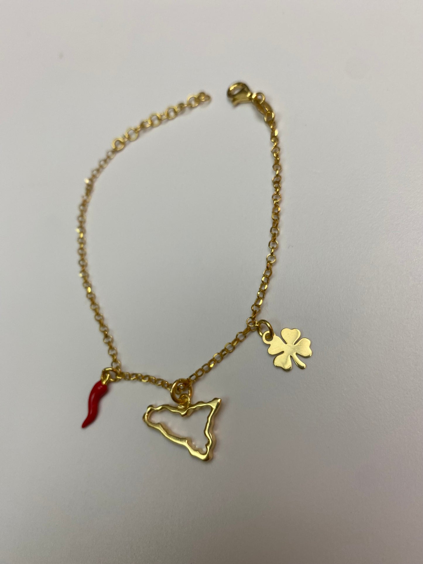 Bracciale Sicilia Argento Dorato