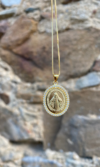 Collana con Medaglia Madonna Miracolosa