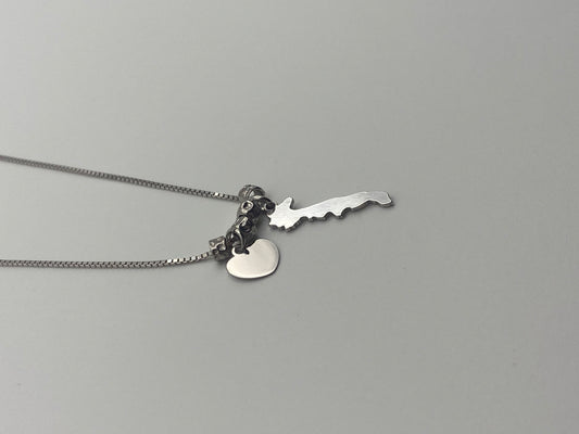Collana Puglia con Cuoricino-Argento