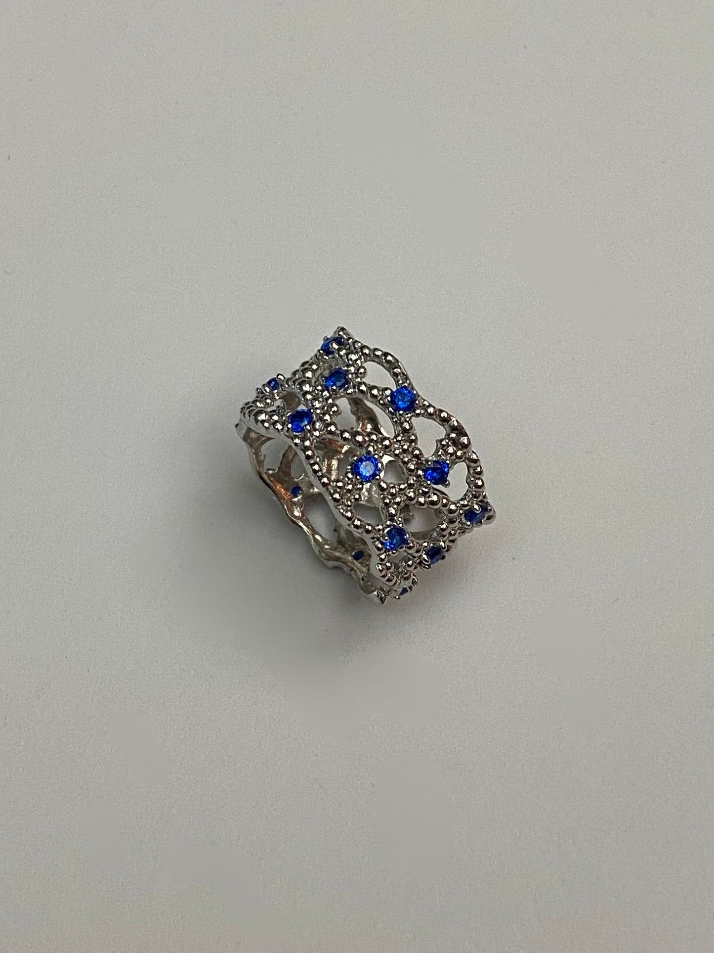 Anello Fascia Larga Traforata