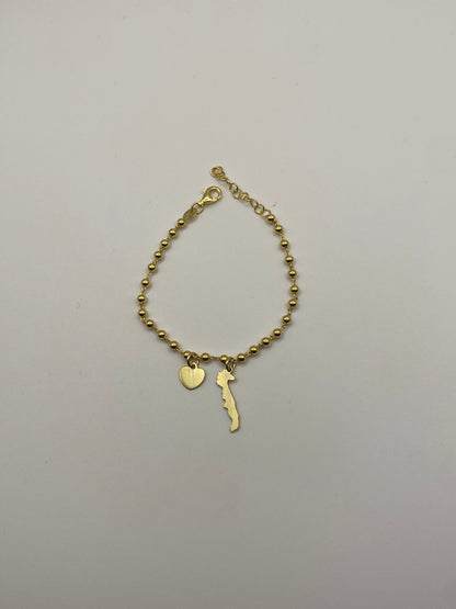 Bracciale Puglia-In argento dorato