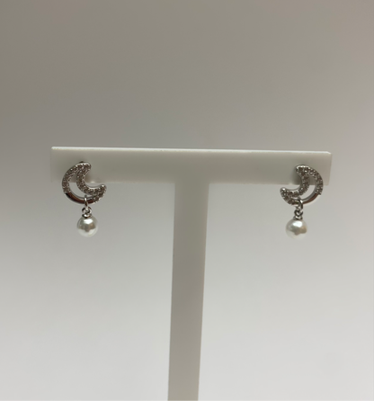 Orecchini Luna Argento 925