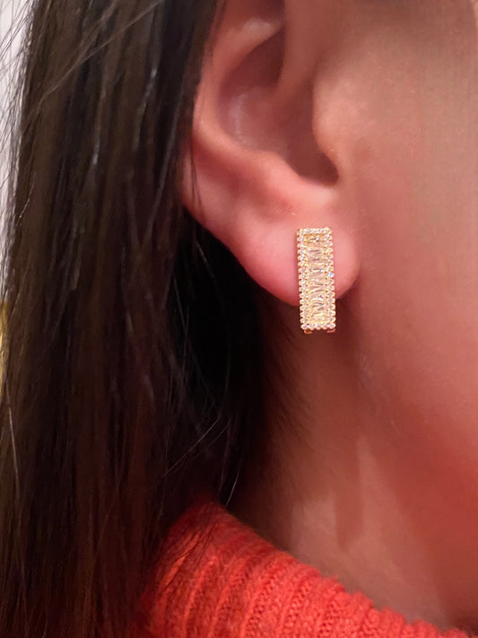 Orecchini rettangolari
