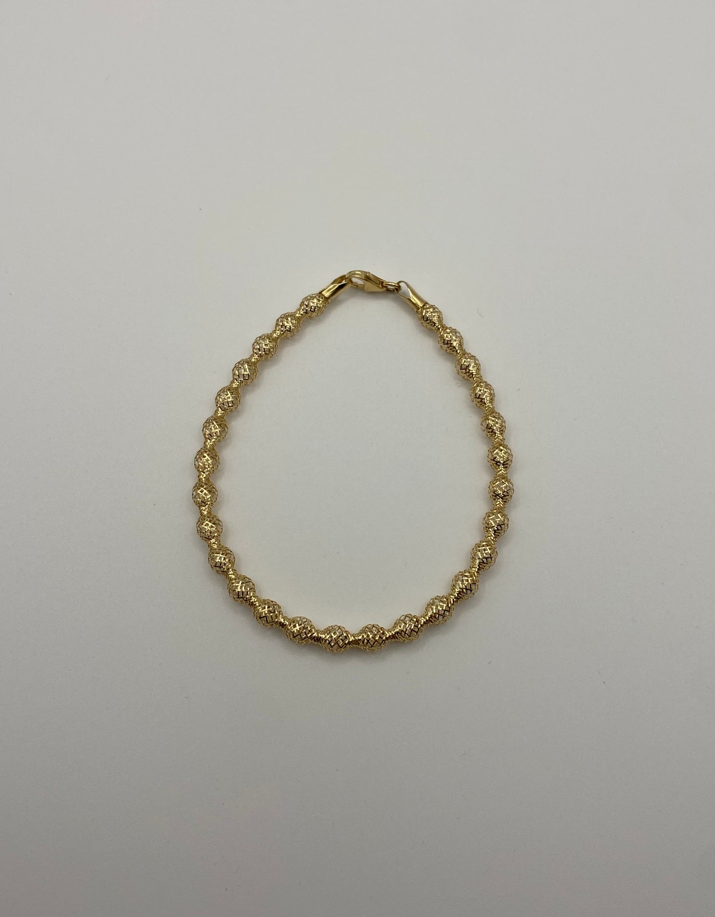 Bracciale Maglia Elastica in Oro Giallo 18K 750%